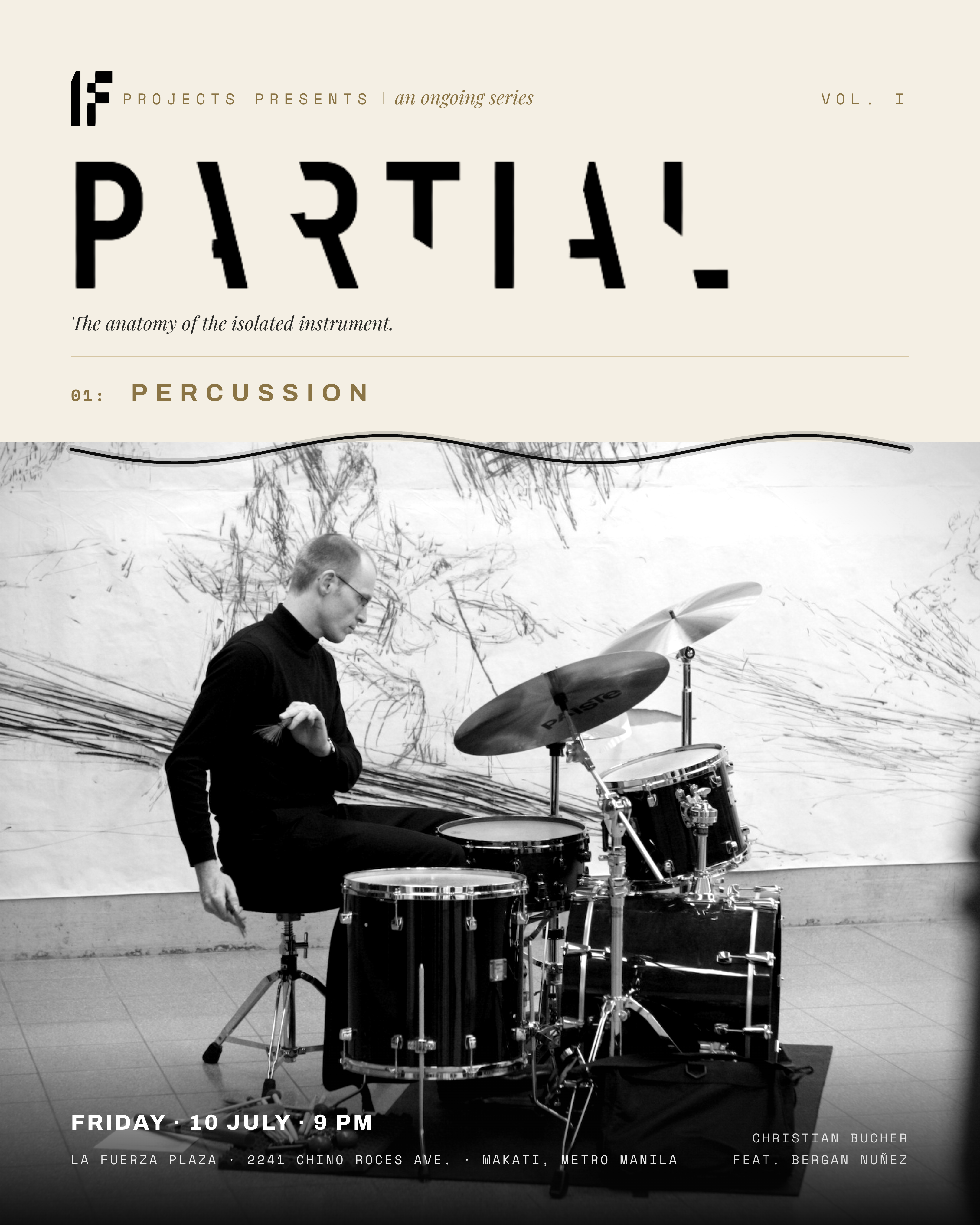 Partial No. 1: Percussion poster